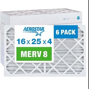 Aerostar MERV 8 Air Filters 6 Pack